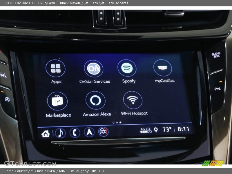 Black Raven / Jet Black/Jet Black Accents 2018 Cadillac CTS Luxury AWD