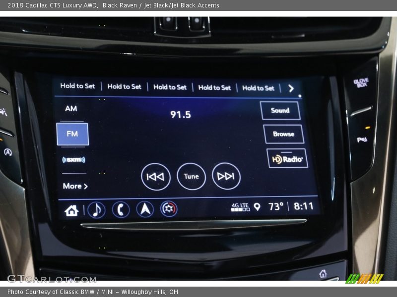 Black Raven / Jet Black/Jet Black Accents 2018 Cadillac CTS Luxury AWD