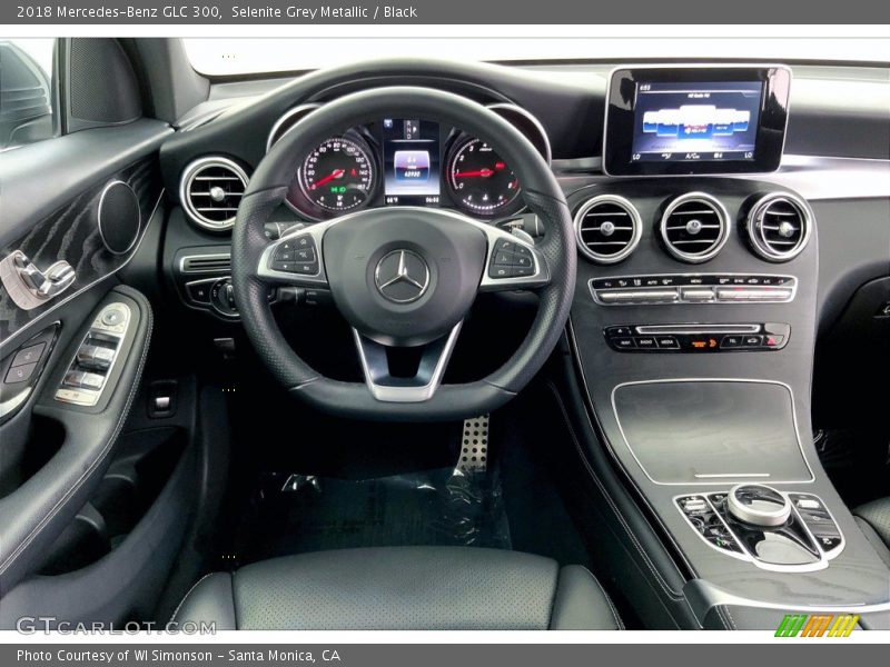 Selenite Grey Metallic / Black 2018 Mercedes-Benz GLC 300