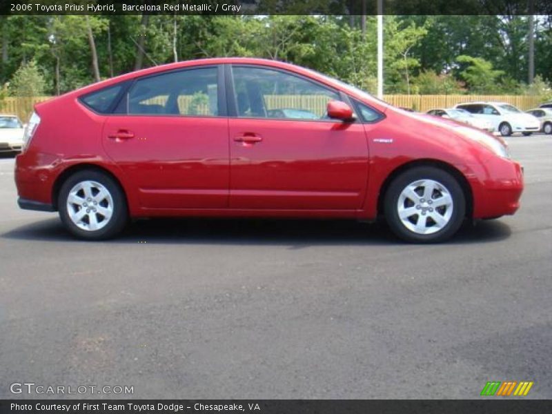 Barcelona Red Metallic / Gray 2006 Toyota Prius Hybrid