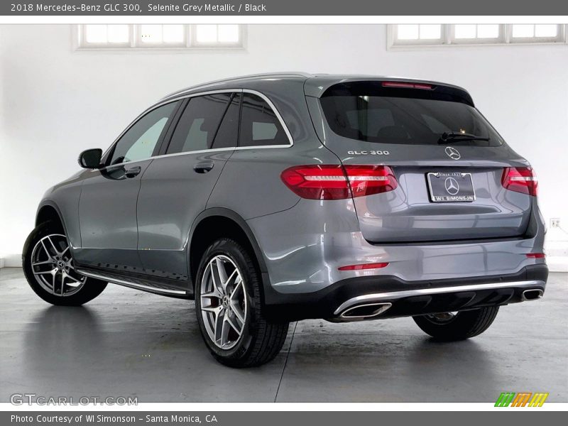 Selenite Grey Metallic / Black 2018 Mercedes-Benz GLC 300