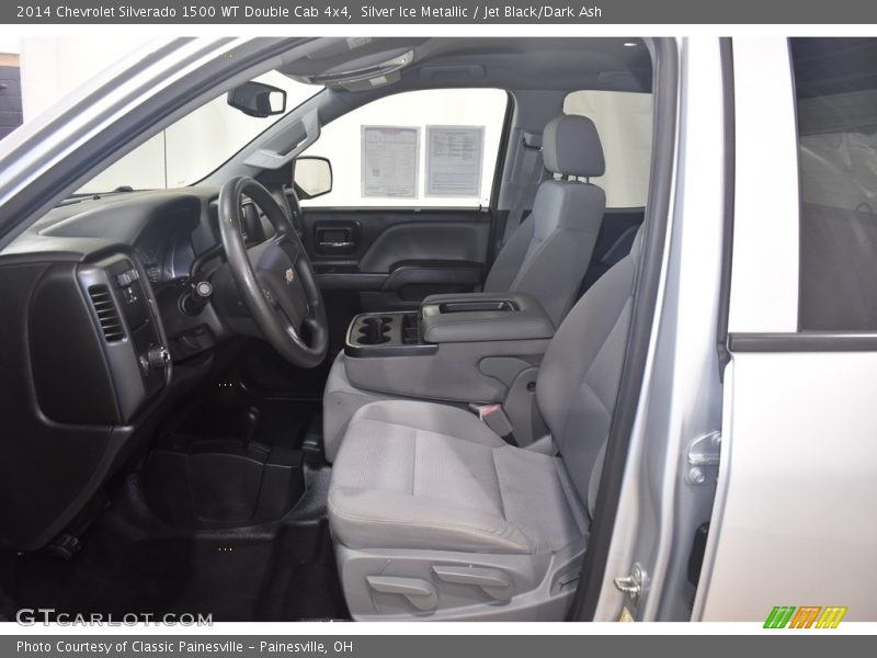 Silver Ice Metallic / Jet Black/Dark Ash 2014 Chevrolet Silverado 1500 WT Double Cab 4x4