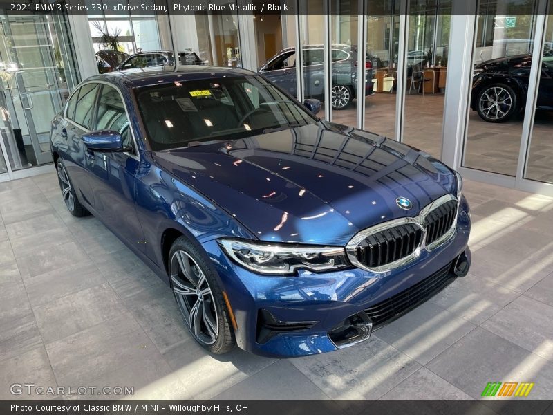 Phytonic Blue Metallic / Black 2021 BMW 3 Series 330i xDrive Sedan
