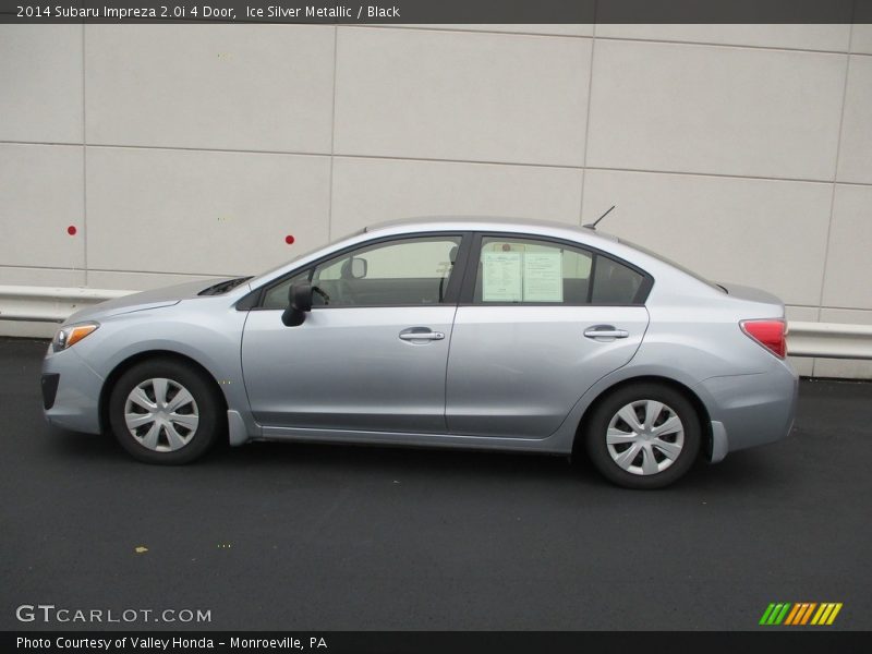 Ice Silver Metallic / Black 2014 Subaru Impreza 2.0i 4 Door