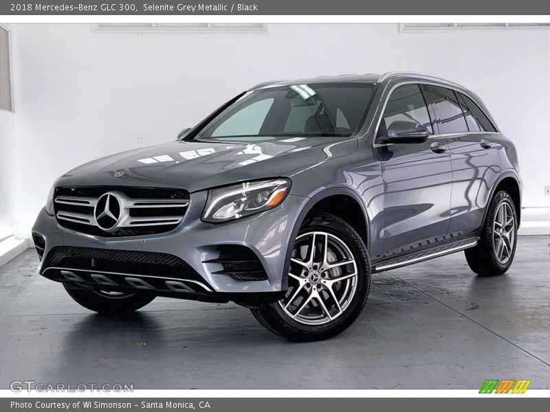 Selenite Grey Metallic / Black 2018 Mercedes-Benz GLC 300