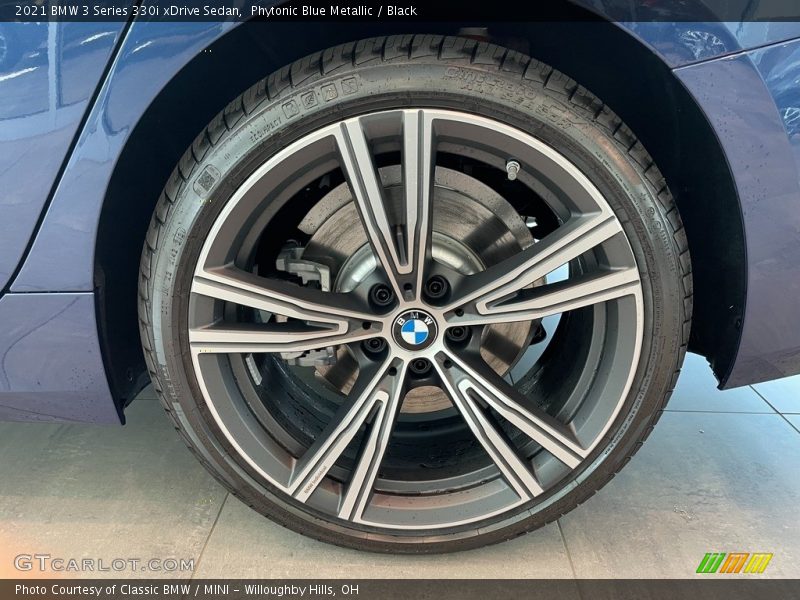 Phytonic Blue Metallic / Black 2021 BMW 3 Series 330i xDrive Sedan