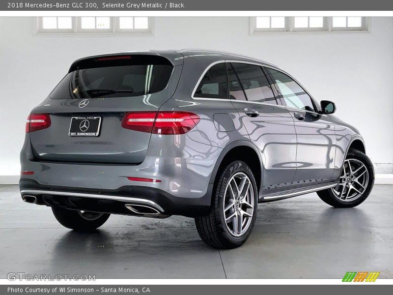 Selenite Grey Metallic / Black 2018 Mercedes-Benz GLC 300