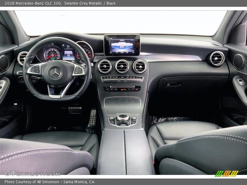 Selenite Grey Metallic / Black 2018 Mercedes-Benz GLC 300