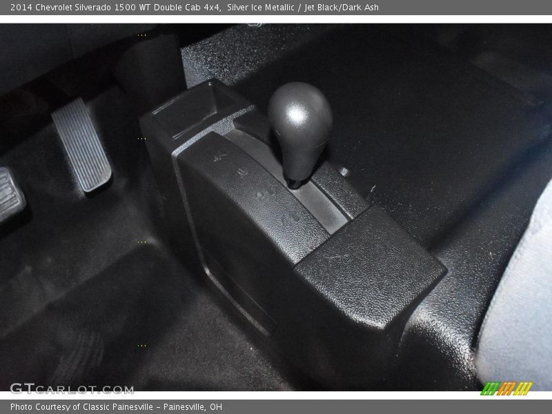 Silver Ice Metallic / Jet Black/Dark Ash 2014 Chevrolet Silverado 1500 WT Double Cab 4x4