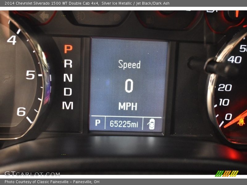 Silver Ice Metallic / Jet Black/Dark Ash 2014 Chevrolet Silverado 1500 WT Double Cab 4x4