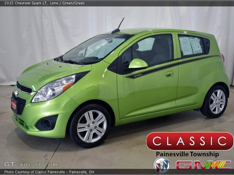 Lime / Green/Green 2015 Chevrolet Spark LT