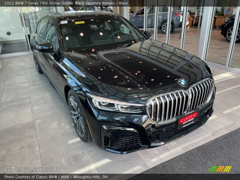 2022 7 Series 740i xDrive Sedan Black Sapphire Metallic