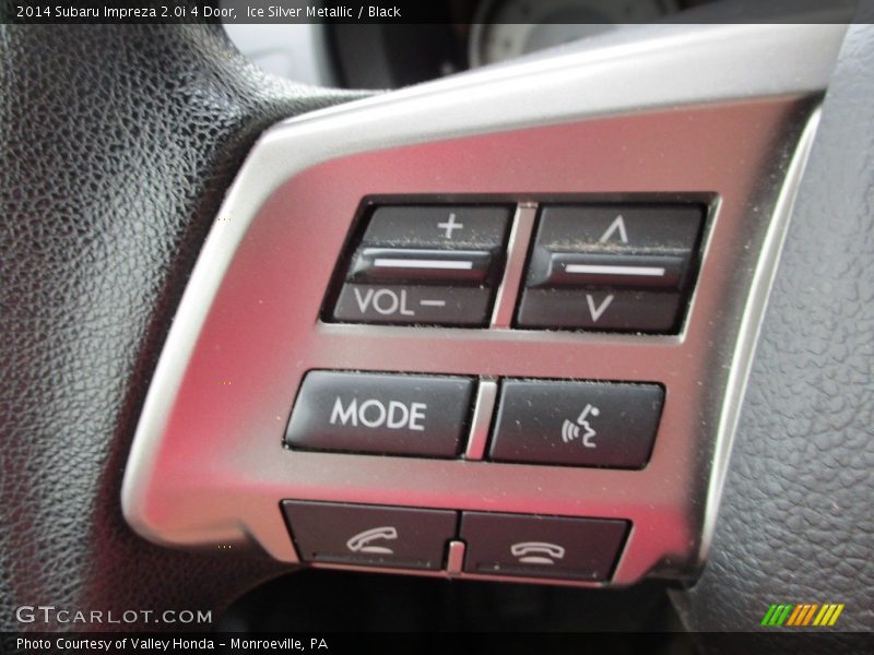 Ice Silver Metallic / Black 2014 Subaru Impreza 2.0i 4 Door