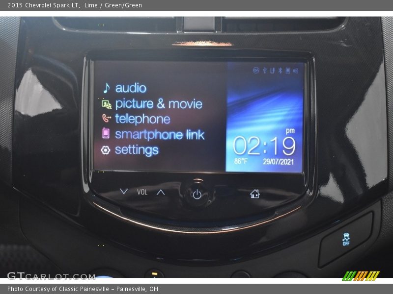 Lime / Green/Green 2015 Chevrolet Spark LT