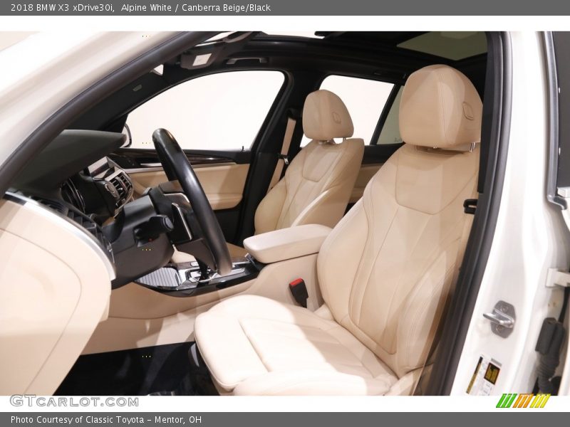 Alpine White / Canberra Beige/Black 2018 BMW X3 xDrive30i