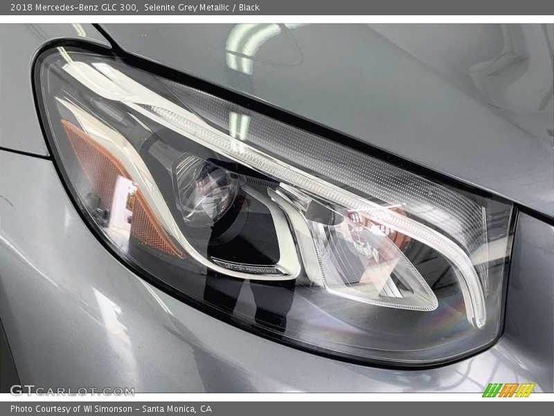 Selenite Grey Metallic / Black 2018 Mercedes-Benz GLC 300