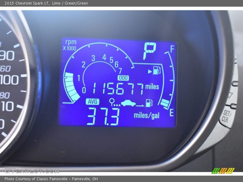 Lime / Green/Green 2015 Chevrolet Spark LT