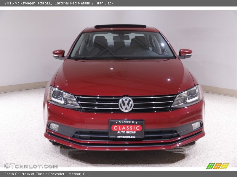 Cardinal Red Metallic / Titan Black 2016 Volkswagen Jetta SEL
