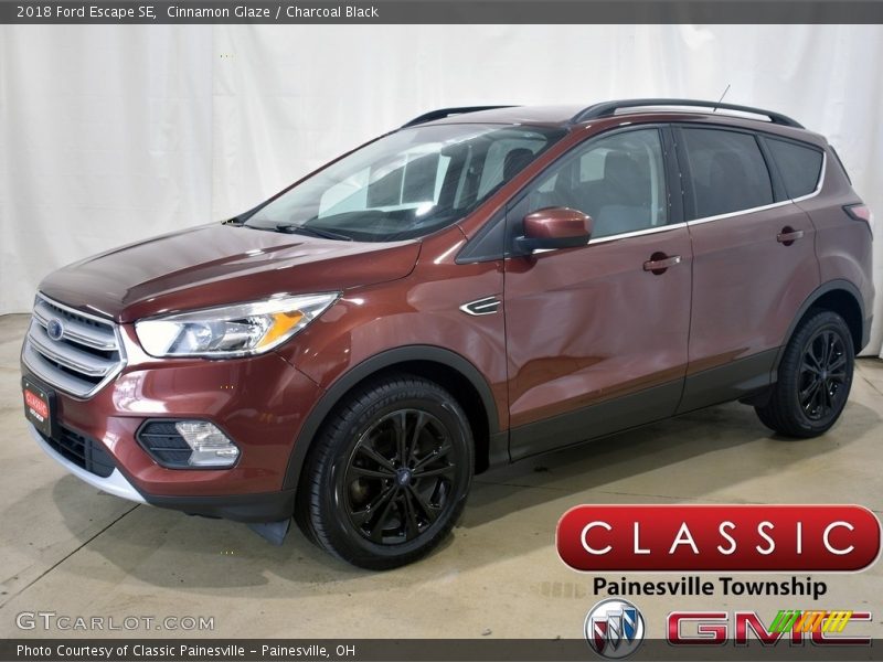 Cinnamon Glaze / Charcoal Black 2018 Ford Escape SE