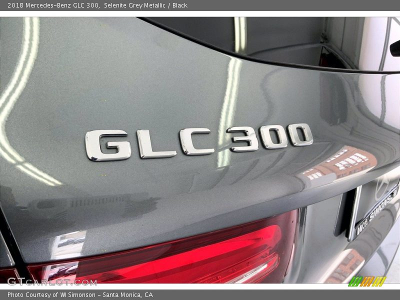 Selenite Grey Metallic / Black 2018 Mercedes-Benz GLC 300