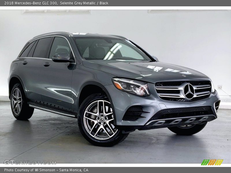 Selenite Grey Metallic / Black 2018 Mercedes-Benz GLC 300