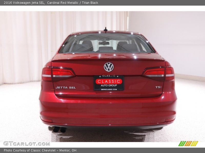 Cardinal Red Metallic / Titan Black 2016 Volkswagen Jetta SEL
