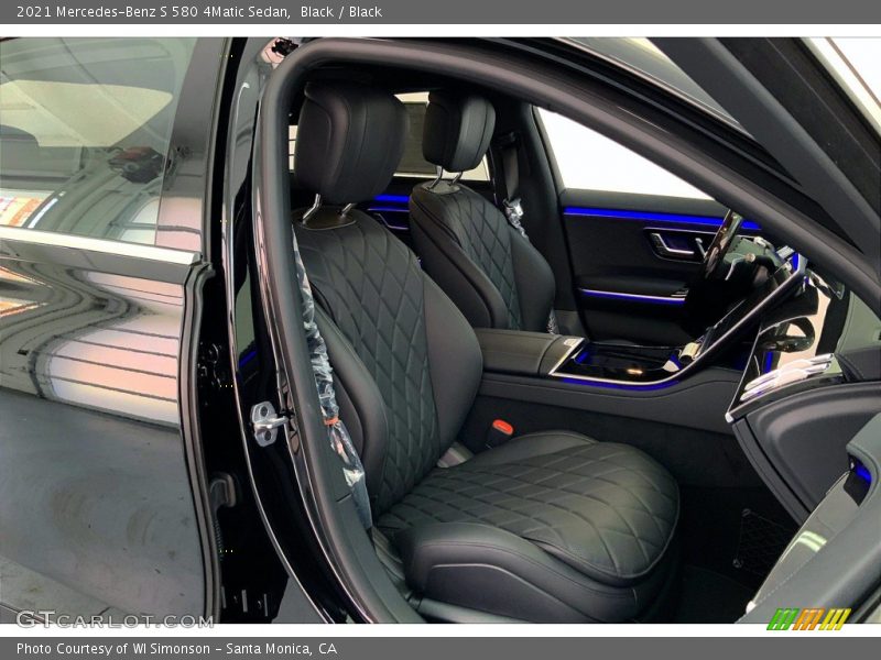 Black / Black 2021 Mercedes-Benz S 580 4Matic Sedan