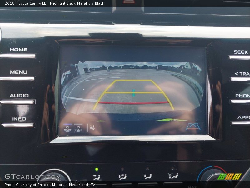 Midnight Black Metallic / Black 2018 Toyota Camry LE