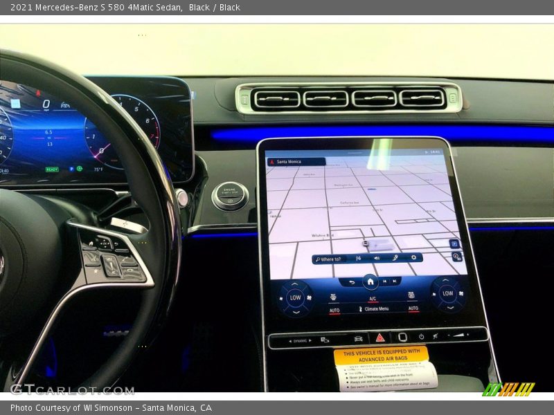 Black / Black 2021 Mercedes-Benz S 580 4Matic Sedan