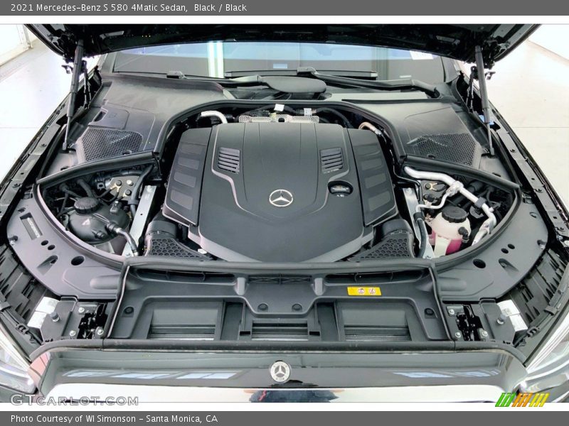 Black / Black 2021 Mercedes-Benz S 580 4Matic Sedan