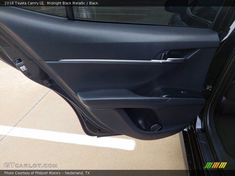 Midnight Black Metallic / Black 2018 Toyota Camry LE