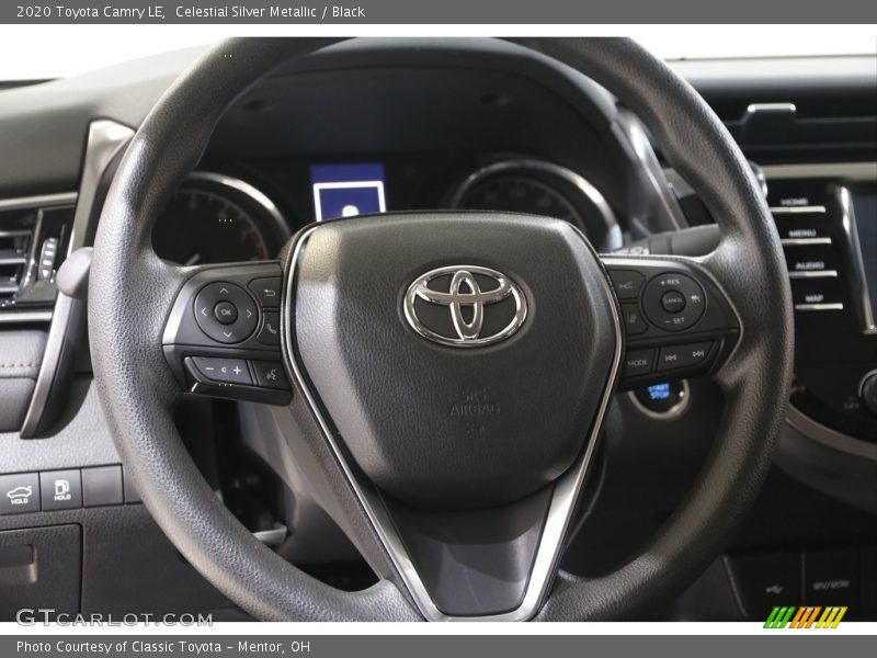 Celestial Silver Metallic / Black 2020 Toyota Camry LE