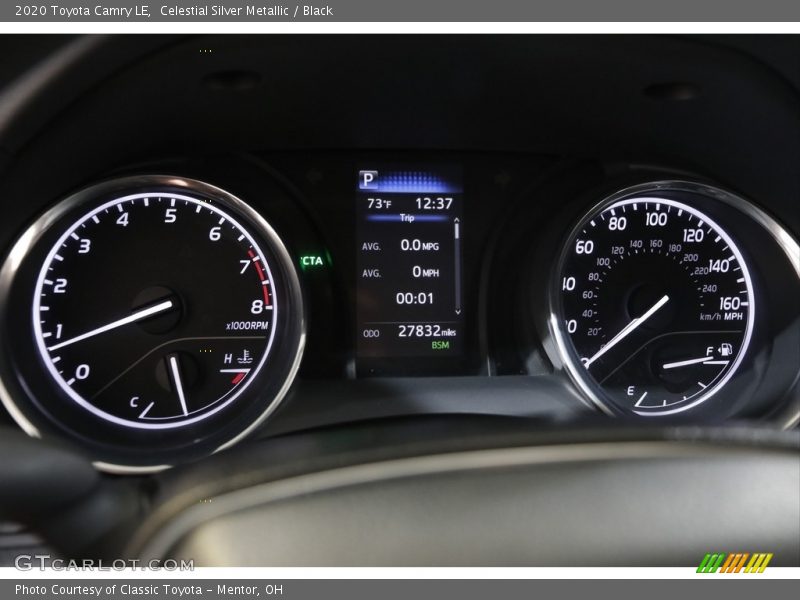 Celestial Silver Metallic / Black 2020 Toyota Camry LE