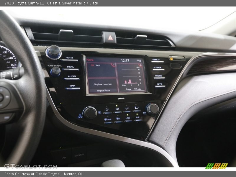 Celestial Silver Metallic / Black 2020 Toyota Camry LE