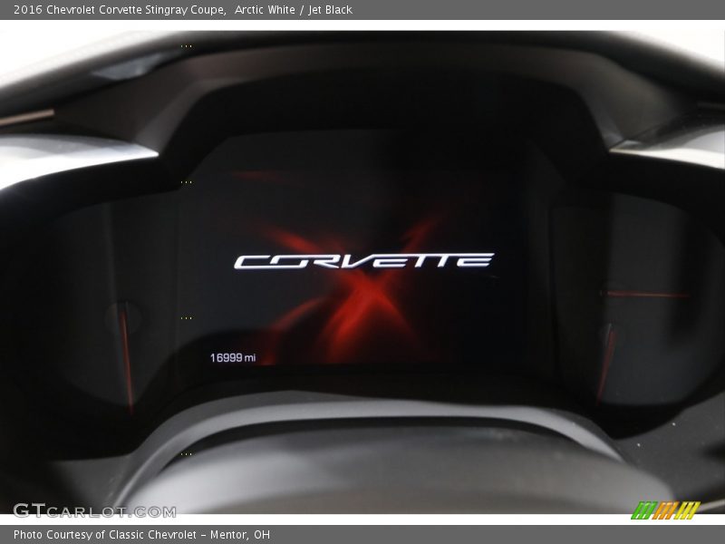 Arctic White / Jet Black 2016 Chevrolet Corvette Stingray Coupe