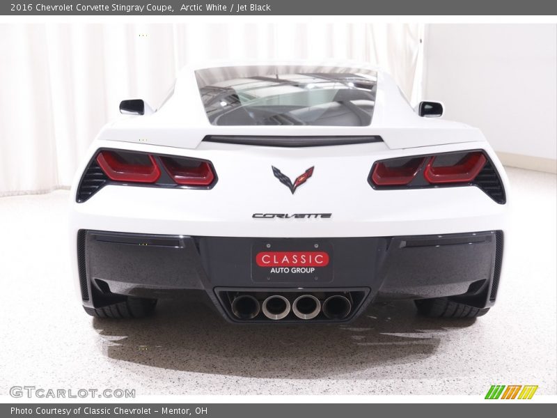Arctic White / Jet Black 2016 Chevrolet Corvette Stingray Coupe