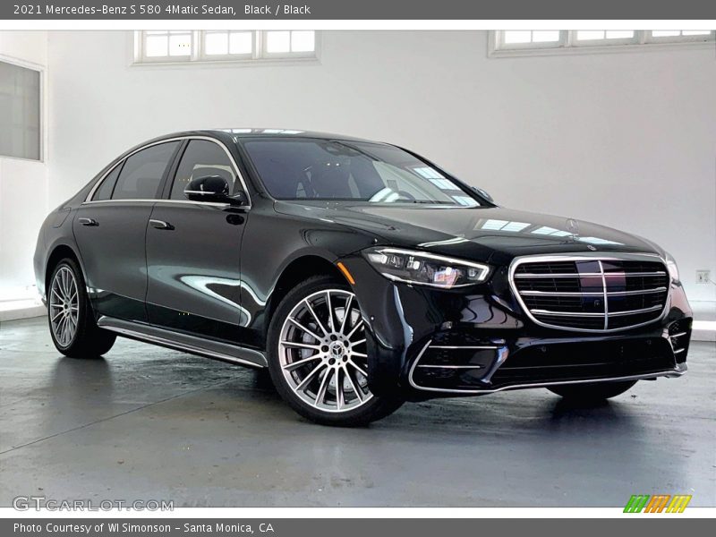 Black / Black 2021 Mercedes-Benz S 580 4Matic Sedan