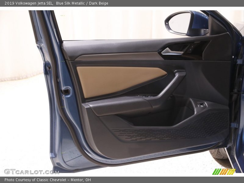 Blue Silk Metallic / Dark Beige 2019 Volkswagen Jetta SEL