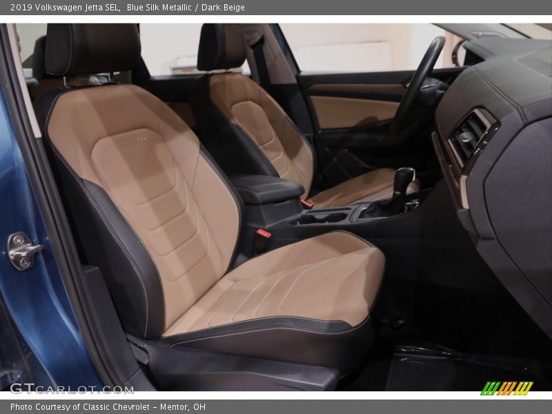 Blue Silk Metallic / Dark Beige 2019 Volkswagen Jetta SEL