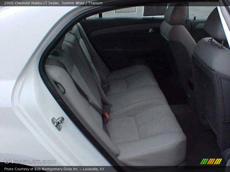 Summit White / Titanium 2009 Chevrolet Malibu LT Sedan