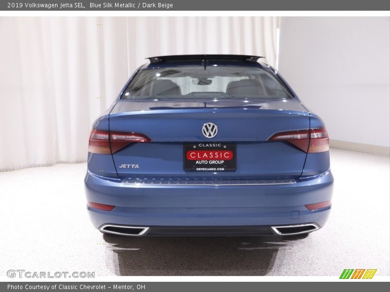 Blue Silk Metallic / Dark Beige 2019 Volkswagen Jetta SEL