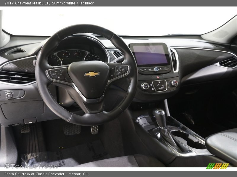 Summit White / Jet Black 2017 Chevrolet Malibu LT