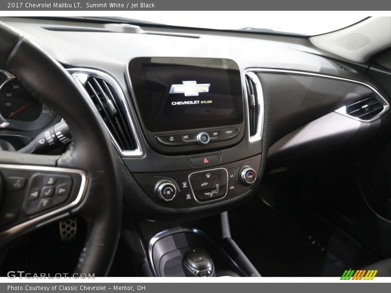 Summit White / Jet Black 2017 Chevrolet Malibu LT