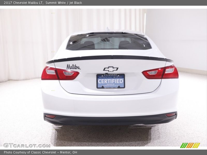 Summit White / Jet Black 2017 Chevrolet Malibu LT