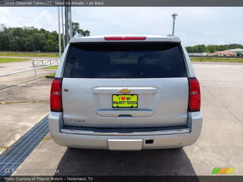 Silver Ice Metallic / Jet Black 2016 Chevrolet Tahoe LTZ