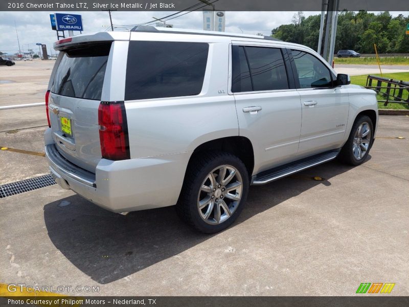 Silver Ice Metallic / Jet Black 2016 Chevrolet Tahoe LTZ