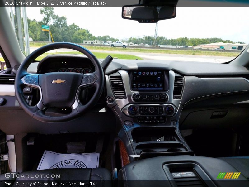 Silver Ice Metallic / Jet Black 2016 Chevrolet Tahoe LTZ