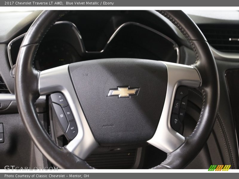 Blue Velvet Metallic / Ebony 2017 Chevrolet Traverse LT AWD