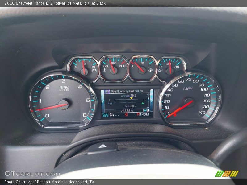  2016 Tahoe LTZ LTZ Gauges
