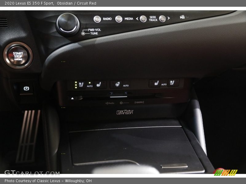 Obsidian / Circuit Red 2020 Lexus ES 350 F Sport